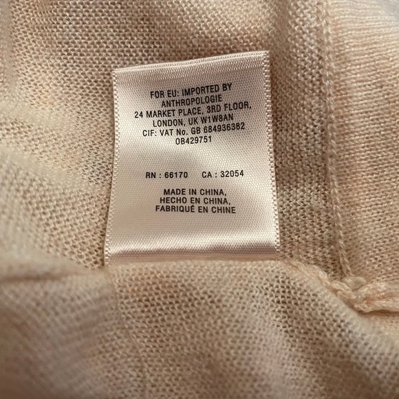 Anthropologie KNITTED & KNOTTED Lightweight Long Sweater Size L Stretch Tunic - Picture 11 of 11